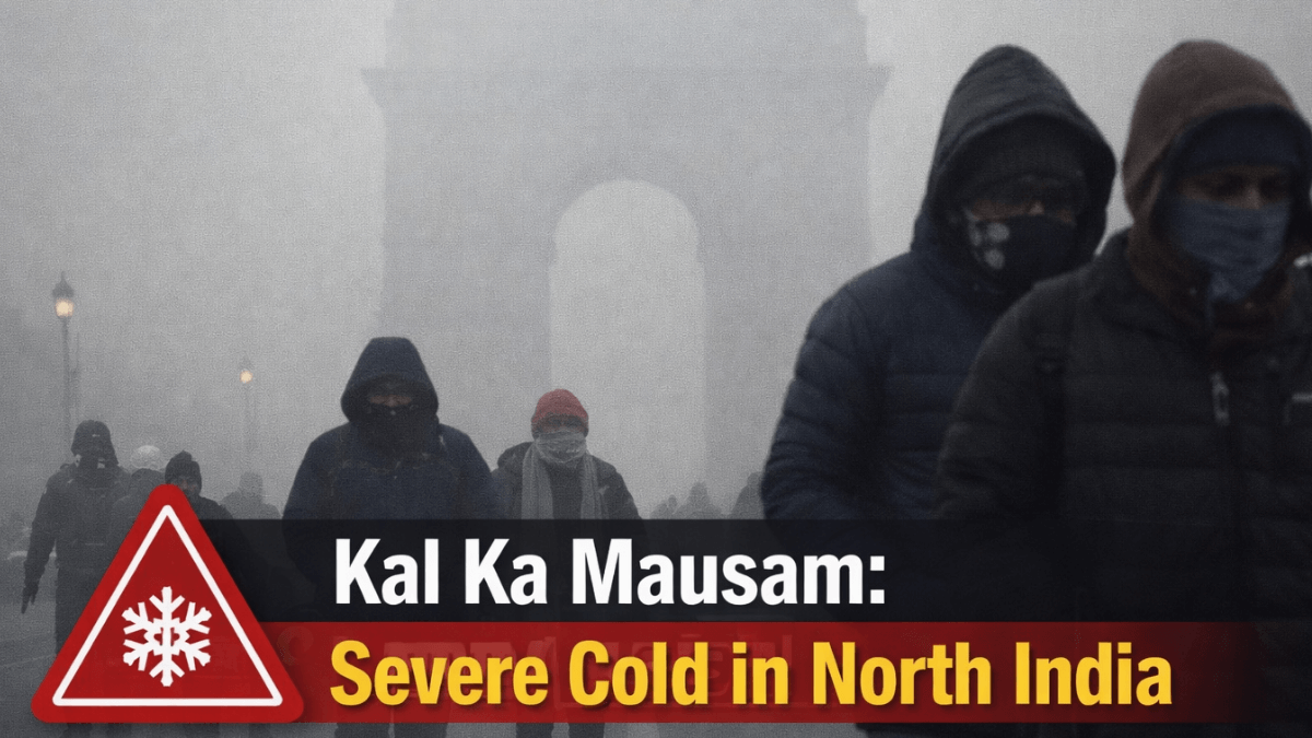 Kal Ka Mausam 2025 Delhi Cold Wave, UP Bihar Barish Alert